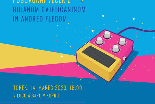 CAFÉ EVROPA: POGOVORNI VEČER Z BOJANOM CVJETIĆANINOM IN ANDREO F.