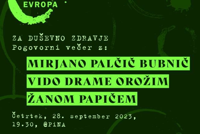 CAFÉ EVROPA: ZA DUŠEVNO ZDRAVJE