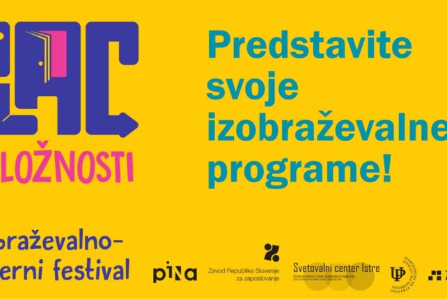 VABILO ZA RAZSTAVLJAVCE NA IZOBRAŽEVALNO-KARIERNEM FESTIVALU PLAC PRILOŽNOSTI V KOPRU