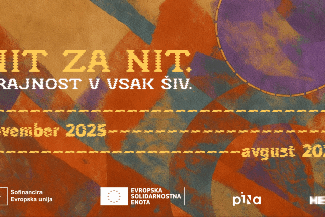 VABIMO NA BREZPLAČNE ŠIVILJSKE DELAVNICE “NIT ZA NIT” S KAJO CEROLJA IZ KOLEKTIVA ANSELMA