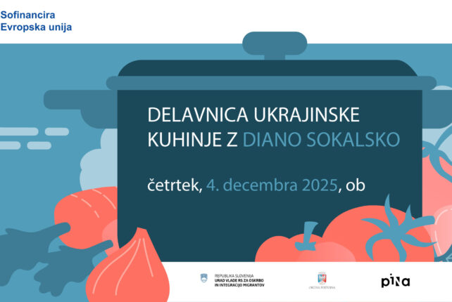 PRIJAVE ODPRTE: DELAVNICA UKRAJINSKE KUHINJE Z DIANO SOKALSKO